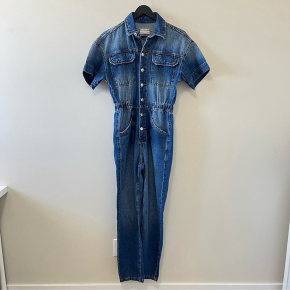 NWT Free People Marci Jumpsuit in High Moon Size XS - Picture 6 of 16